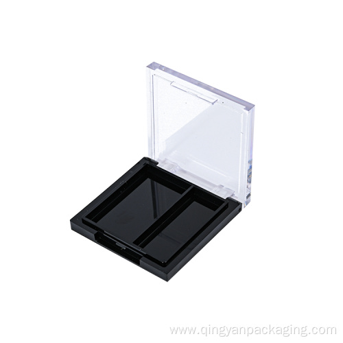 Classical fashionable plastic empty compact powder case